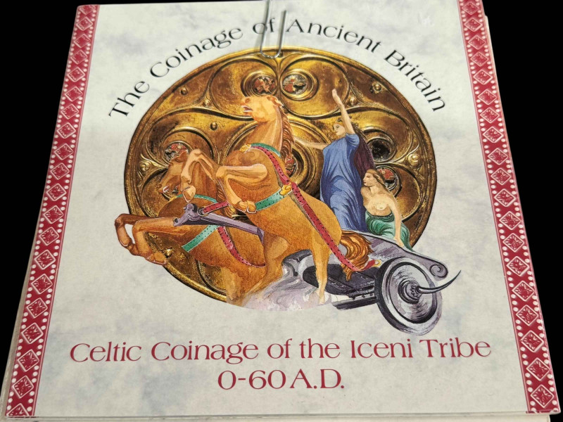 Coinage of Ancient Britain 'Celtic Coinage of the Iceni Tribe 0-60 AD coin.