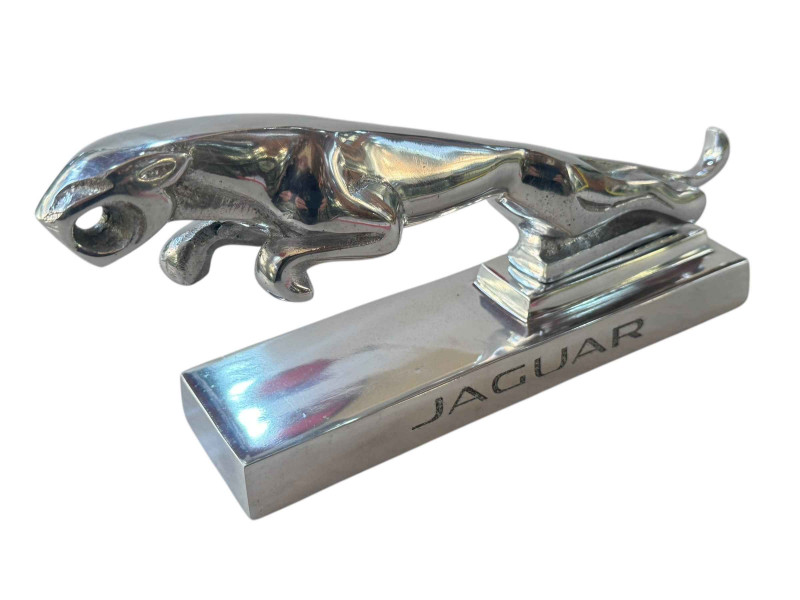 Jaguar car mascot design desk top paperweight.