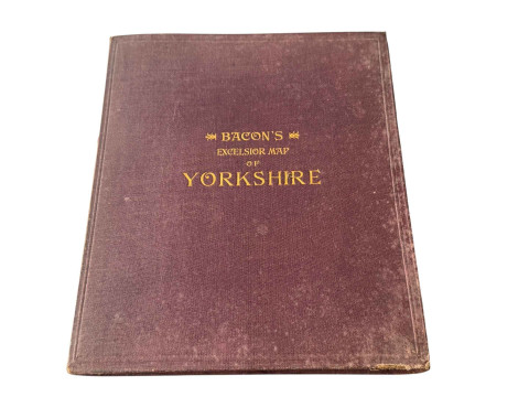 Bacon's Excelsior Map of Yorkshire.