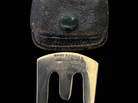 Nina Rochard, Cardiff silver violin mute, Birmingham 1916.