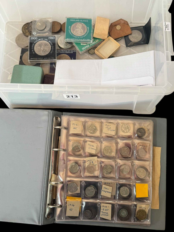 Collection of mainly British coinage.