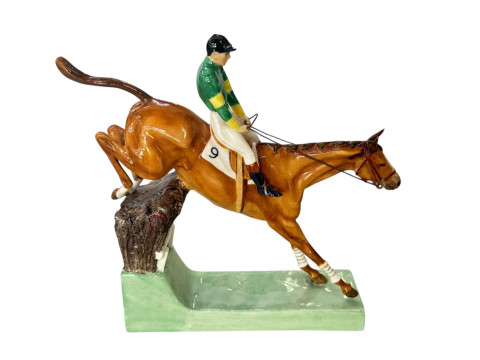 Royal Worcester 'Over the Sticks' modelled by Doris Lindner.