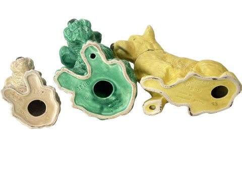 Three Sylvac dogs, largest 29cm model number 1380 thumbnail