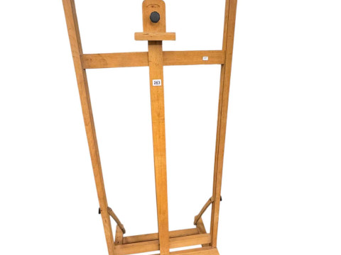 Winsor & Newton portable artists adjustable easel and three folding artists...