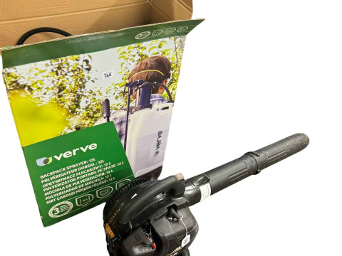 McCulloch GBV 325 petrol garden blower and verve garden backpack sprayer...