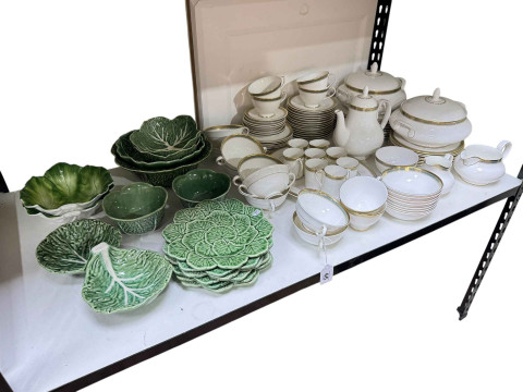 Royal Doulton Clarendon service with tureens and coffee pot (over 80 pieces)...