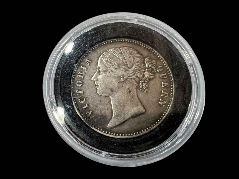 Victoria India silver one rupee 1840.