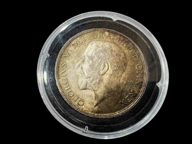 1914 uncirculated silver half crown.