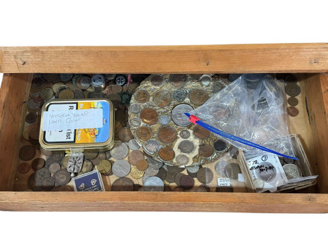 Silver and other coinage, half crowns, etc.