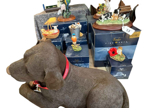 Collection of Border Fine Arts including Dogs, Blue Tits, Kingfisher,...