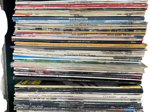 Four boxes of LP records and box sets. thumbnail