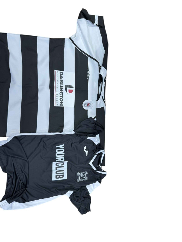 Collection of Darlington & Railway memorabilia including Darlington Football shirt, scarf and framed tickets, railway plaques, posters and pictures, etc.