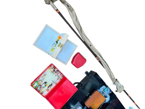 Hardy Richard Walker Reservoir Superior fly fishing rod and Intrepid Superior...