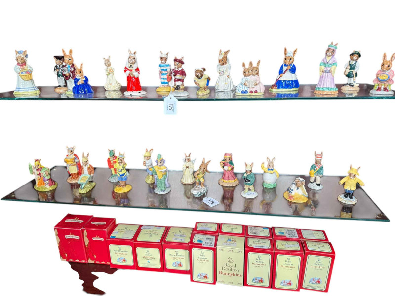 Collection of twenty nine Royal Doulton Bunnykins, fifteen with boxes.