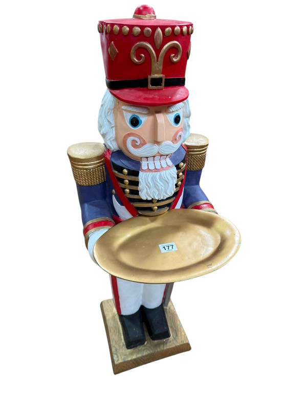 Nutcracker figure dumb waiter, 90cm high.