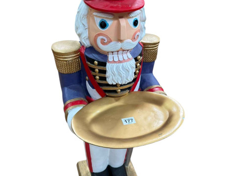 Nutcracker figure dumb waiter, 90cm high.