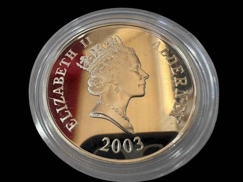 Silver proof 5 pound coin The History of the Royal Navy The Mary Rose.