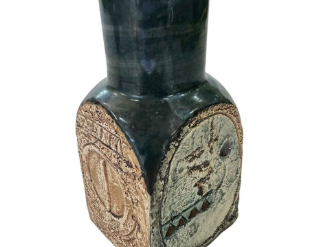 Troika spice jar signed LJ for Louise Jinks, 14.5cm. thumbnail