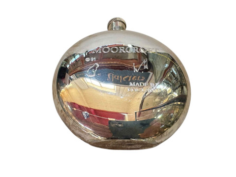 Moorcroft enamel and silver heron hip flask, boxed with certificate 29/75. thumbnail