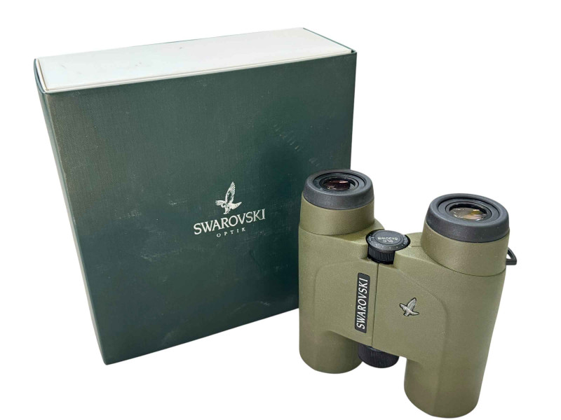 Swarovski 8x30WB SLC binoculars, boxed with case and instructions.