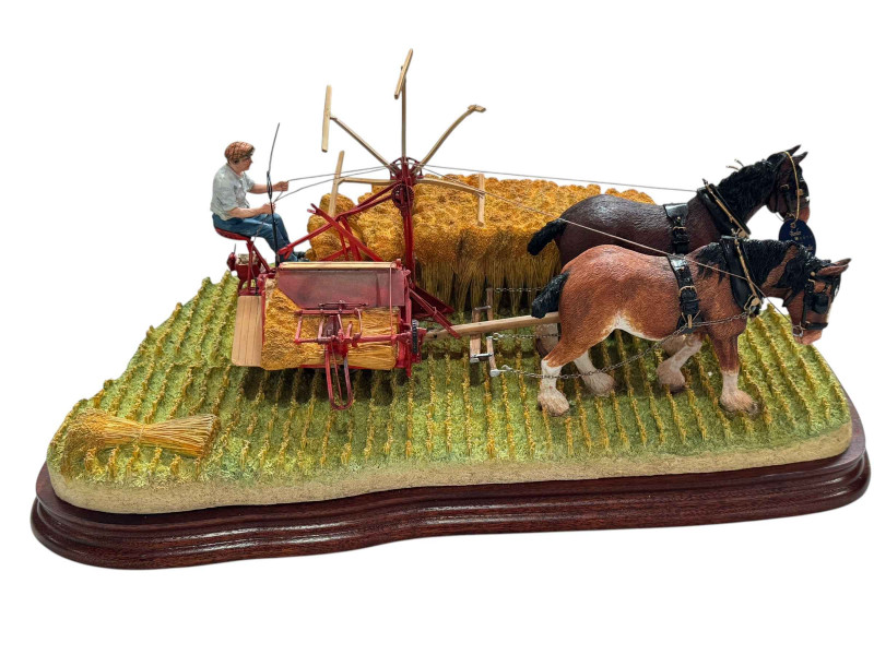 Border Fine Arts The Last Bout, limited edition with certificate, 40cm wide, packing box.