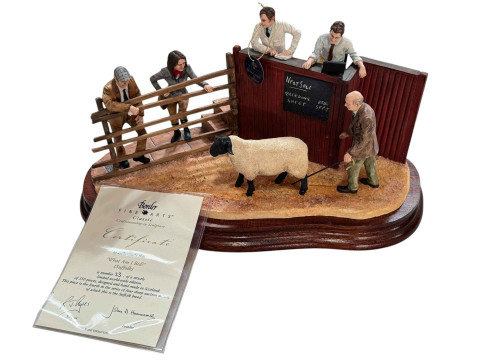 Border Fine Arts What Am I Bid (Suffolk), limited edition with certificate,...