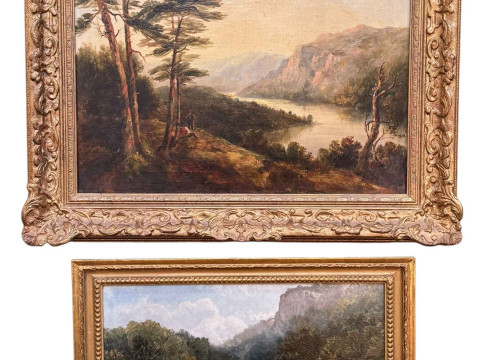 E A Pettitt, Matlock Dale, oil on canvas, signed and titled, 28.5cm by...