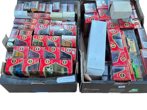 Two boxes of Matchbox Models of Yesteryear.