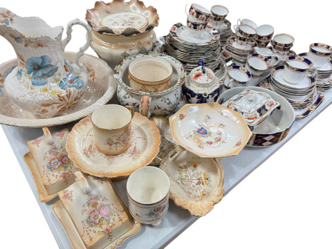 Collection of Crown Devon Pottery, Trent Pottery toilet jug and bowl,...