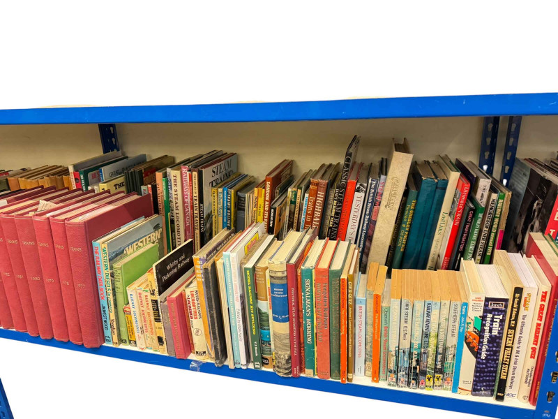 Large collection of mostly railway related books, etc.