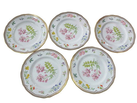 Five Royal Worcester 'Sandringham' plates.