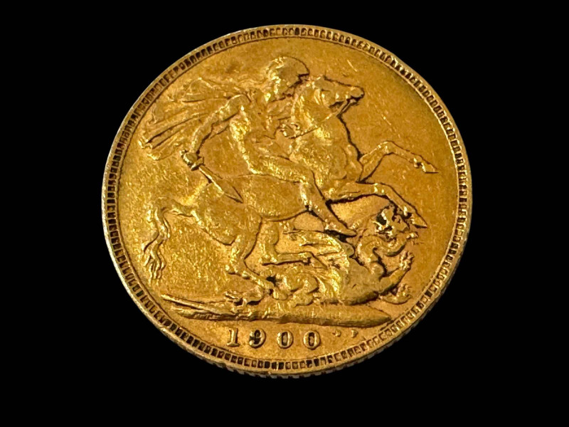 Victoria gold sovereign, 1900.