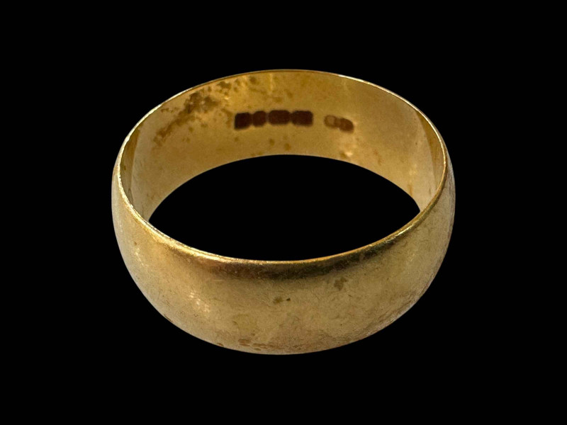 22 carat gold wedding band.