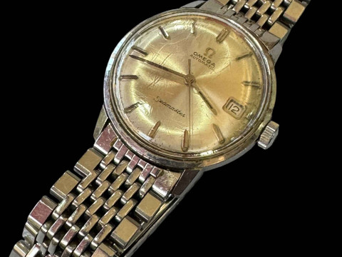 Vintage Omega Automatic Seamaster gents wristwatch, with guarantee dated...
