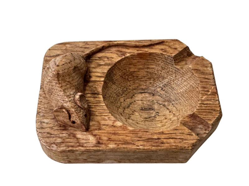 Robert Thompson of Kilburn 'Mouseman' ashtray.