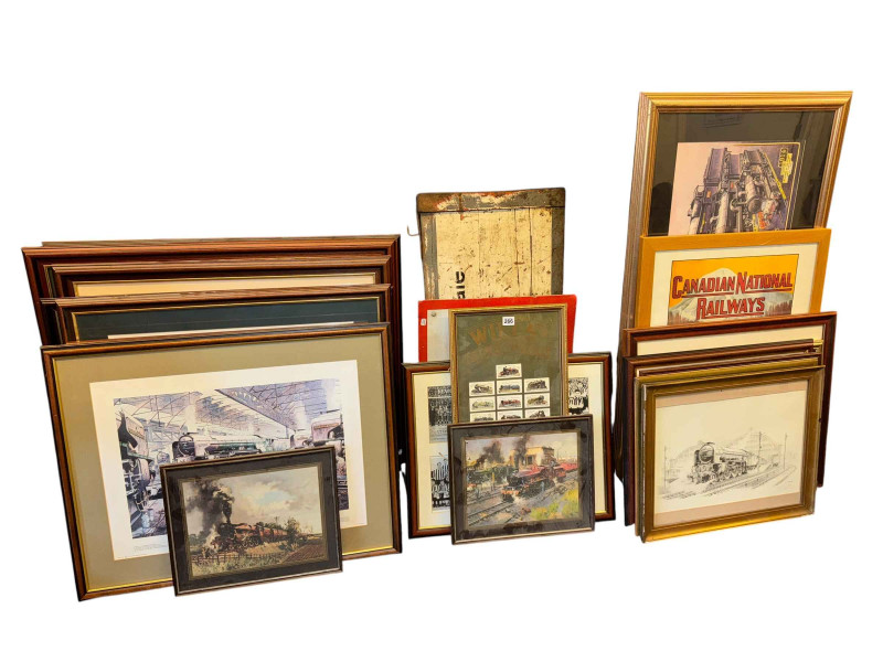 Large collection of railway interest pictures including vintage size.
