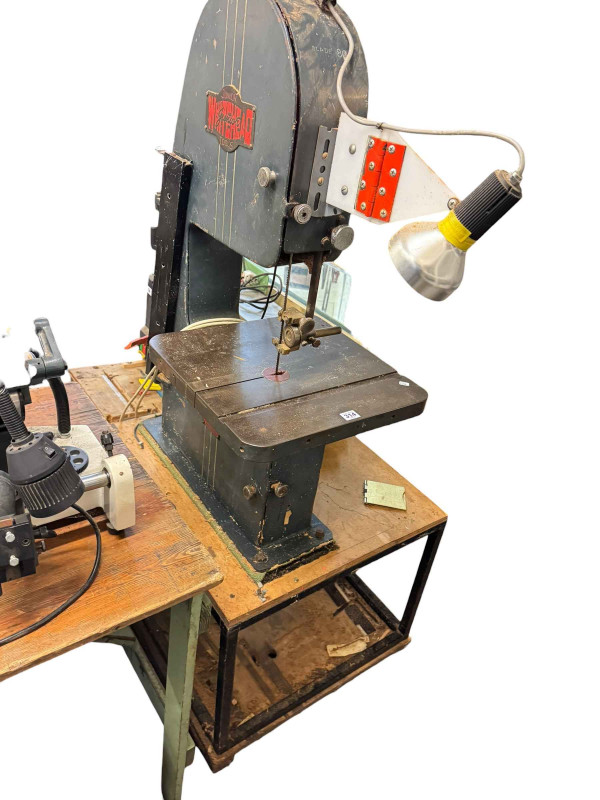 Whitehead band saw and Mafell planer.