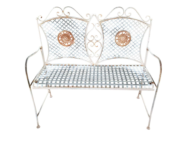 Double chair back garden set, 103cm wide.