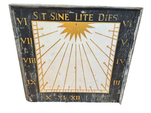 Sundial sign, 1.2m square.