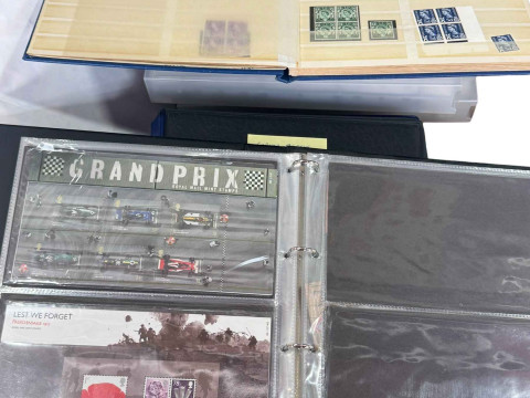 Collection of stamps, album and FDC's.