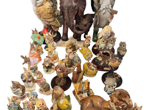 Royal Albert, Beswick and Border Fine Arts Beatrix Potter characters,...
