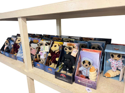 Large collection of Compare the Market Meerkat toys including limited...