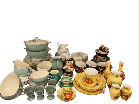 Collection of Aynsley Orchard Gold, Alfred Meakin Marilyn dinnerware,...