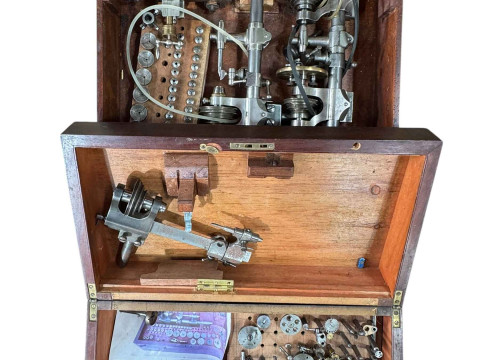 Wolf Jahn lathe and two Lorch lathes and accessories.