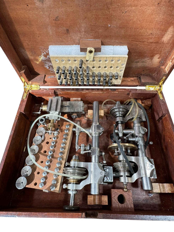 Wolf Jahn lathe and two Lorch lathes and accessories.