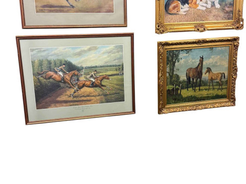 Two pairs and four single pictures, including some originals, and well...