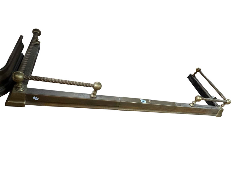 Brass extending fender and pierced brass fender.