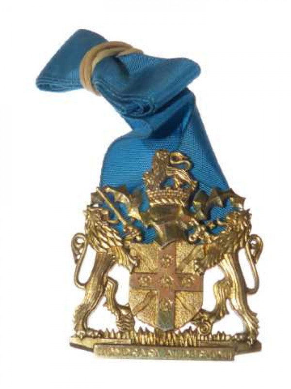 Silver gilt 'Honorary Alderman' medal