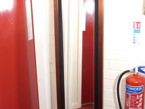 Modern rectangular wall mirror, 166cm x 44cm