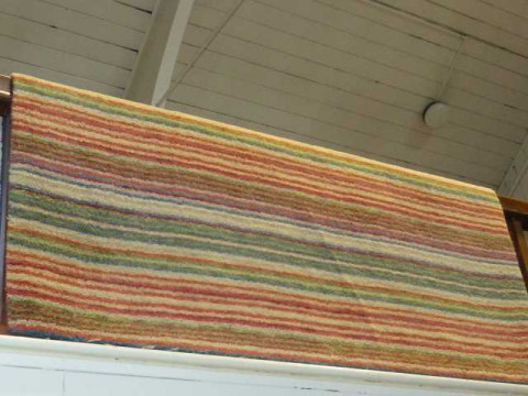 Indian spangle stripe carpet, 3 by 2m
